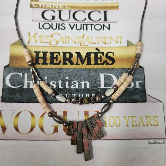 Unikite Crystal Stone Bracelet And Necklace Set - Picture 6 of 9